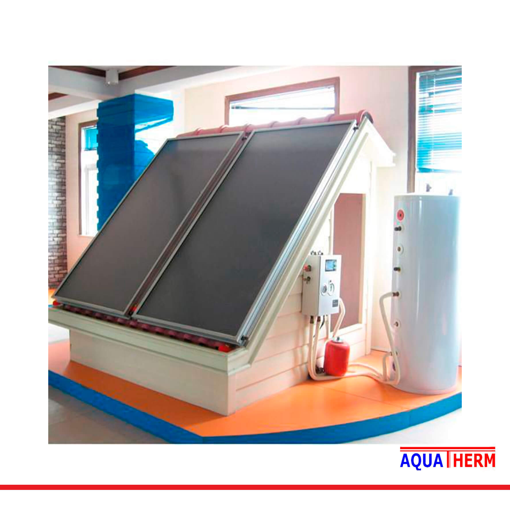 Terma Solar Recirculante de Panel Plano de Alta presion